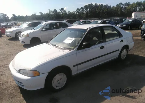 1992 Honda Civic Dx from USA, damaged, VIN 1HGEG8643NL050053